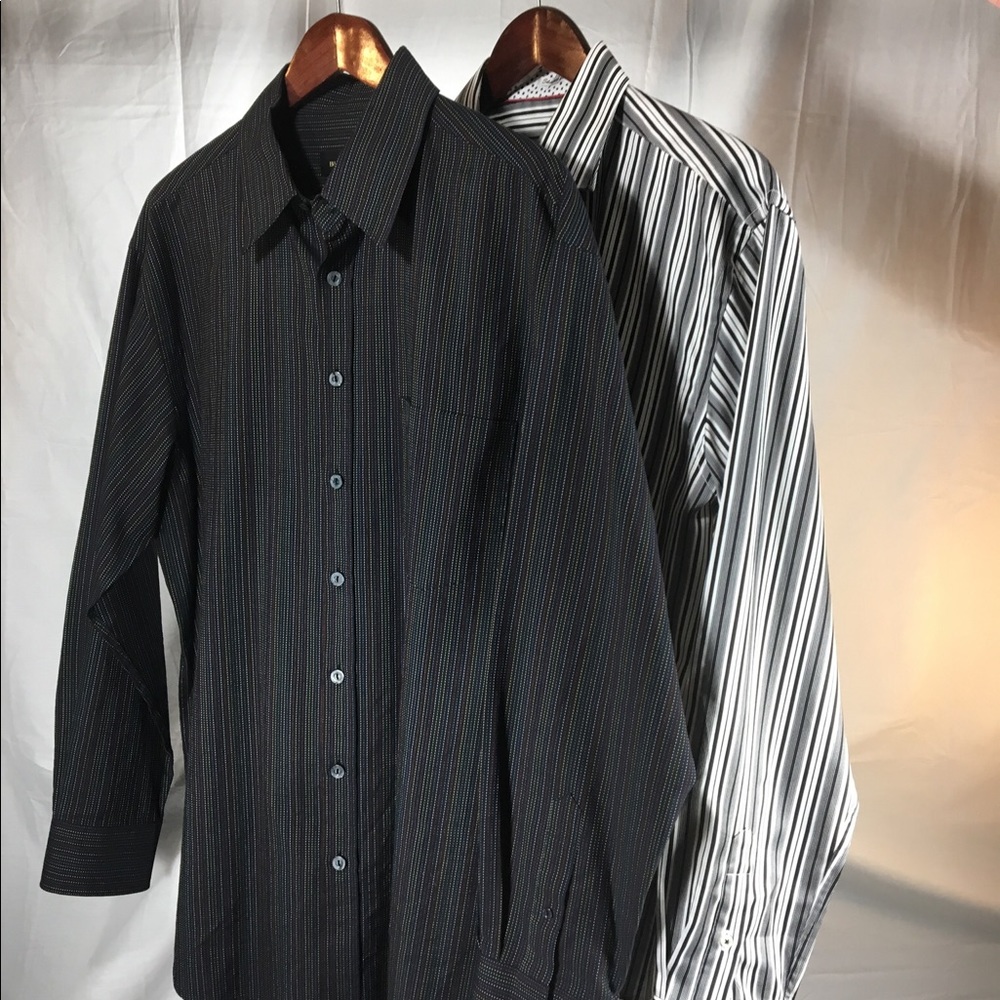 ❌Sold❌Lot of 2, Bugatchi Uomo, L, Button down, Shi